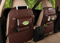 Double Sided Leather Foam Car Seat Back Storage Bag EN71 Certificate
