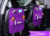 Multi Color Car Seat Back Storage Bag Using Eco Friendly Felt Material