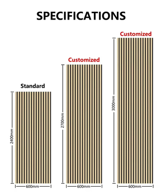 Slatpanel Walnut Acoustic 3D Textured Wood Panels For Walls Ceilings Decorative Panels For Homes