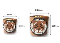 Washable Lion Pattern Felt Storage Boxes Easy Using With EN71 Certification