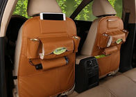 Double Sided Leather Foam Car Seat Back Storage Bag EN71 Certificate
