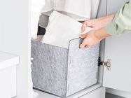 Stylish Soft Felt Storage Boxes Custom Logo Convenient Carrying For Desk