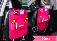 Multi Color Car Seat Back Storage Bag Using Eco Friendly Felt Material