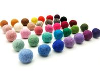 100% Pure Wool Felt Fabric Crafts 2cm Ball Custom Logo For DIY Projects