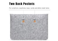 Custom Portable Felt Laptop Bag For 13 Inch Macbook Air / Macbook Pro