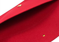Free Sample Red Felt Laptop Sleeve Case Cover Bag With Button Decoration