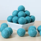 Eco Friendly Diy 1.5cm Felt Wool Balls , Wool Felt Pom Poms